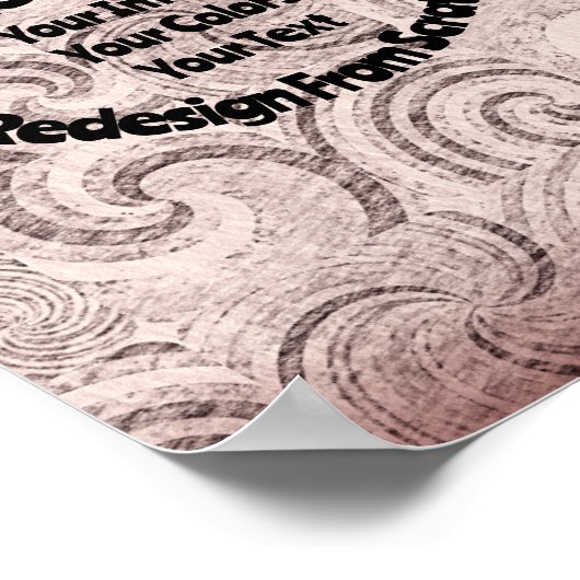 Creëer Uw eigen aangepaste ontwerp Poster (Hoek)