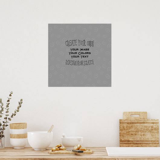 Creëer Uw eigen aangepaste ontwerp Poster (Keuken)