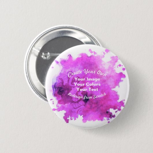 Creëer Uw eigen aangepaste ontwerp Ronde Button 5,7 Cm (Voorkant /achterkant)