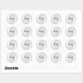 Creëer Uw eigen aangepaste ontwerp Ronde Sticker (Vel)