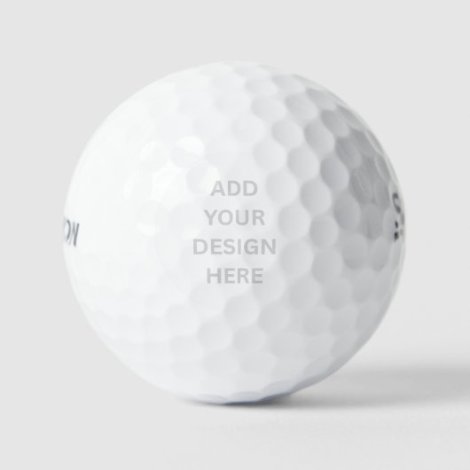 Creëer Uw eigen aangepaste ontwerp Srixon Softfeel Golfballen (Voorkant)