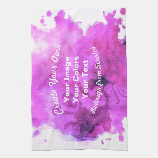 Creëer Uw eigen aangepaste ontwerp Theedoek (Verticaal)