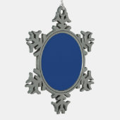 Creëer Uw eigen aangepaste ontwerp Tin Sneeuwvlok Ornament (Links)