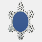 Creëer Uw eigen aangepaste ontwerp Tin Sneeuwvlok Ornament (Rechts)