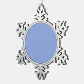 Creëer Uw eigen aangepaste ontwerp Tin Sneeuwvlok Ornament (Rechts)