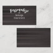 Creëer Uw eigen aangepaste ontwerp Visitekaartje (Voorkant / Achterkant)