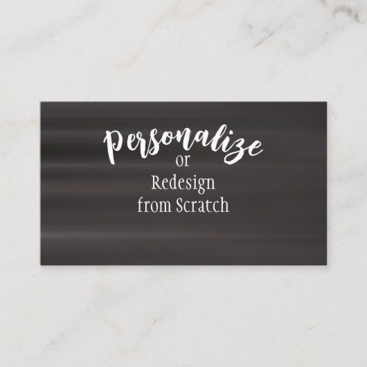 Creëer Uw eigen aangepaste ontwerp Visitekaartje (Voorkant)