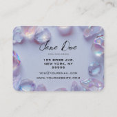 Creëer Uw eigen aangepaste Opal Stones grens Visitekaartje (Achterkant)