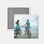 Creëer uw eigen aangepaste paar foto magneet (Voorkant / Achterkant)