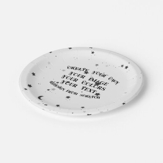 Creëer Uw eigen aangepaste  Papieren Bordje (Gekanteld)