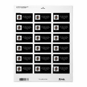 Creëer Uw eigen aangepaste persoonlijke foto Etiket (Full Sheet)