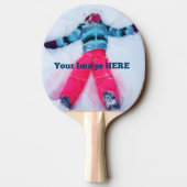 Creëer Uw eigen aangepaste pingpongpeddel Tafeltennisbatje (Achterkant)