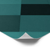 Creëer Uw eigen aangepaste pixelachtergrond - Blau Poster (Hoek)