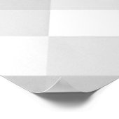 Creëer Uw eigen aangepaste pixelachtergrond - Wit Poster (Hoek)