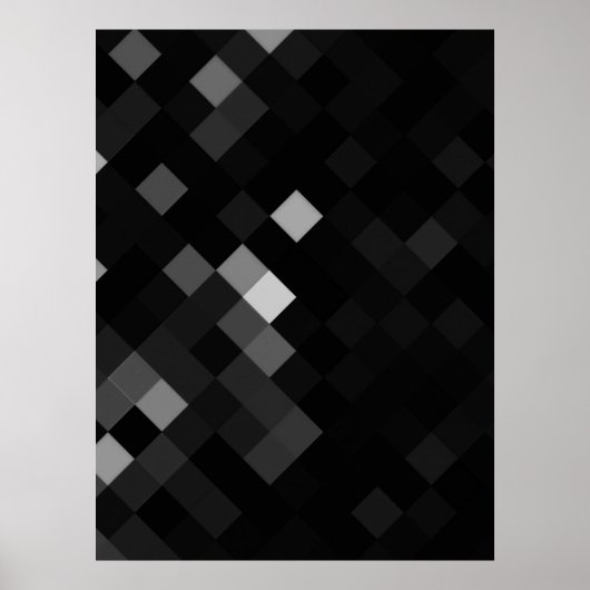 Creëer Uw eigen aangepaste pixelachtergrond - Zwar Poster (Voorkant)