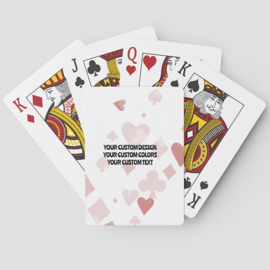 Creëer Uw eigen aangepaste  Pokerkaarten (Achterkant)