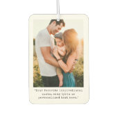 Creëer uw eigen aangepaste prijsopgave foto luchtverfrisser (Voorkant)