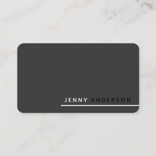 Creëer uw eigen aangepaste professionele Modern Si Visitekaartje (Voorkant)