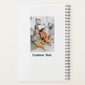 Creëer uw eigen aangepaste receptenboek Bloemen Notitieboek (Achterkant)