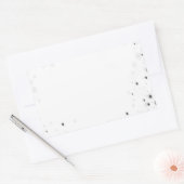 Creëer Uw eigen aangepaste  Rechthoekige Sticker (Envelop)