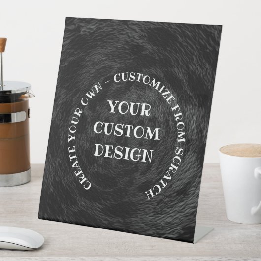 Creëer Uw eigen aangepaste  Reclamebord Met Voetstuk (Insitu)