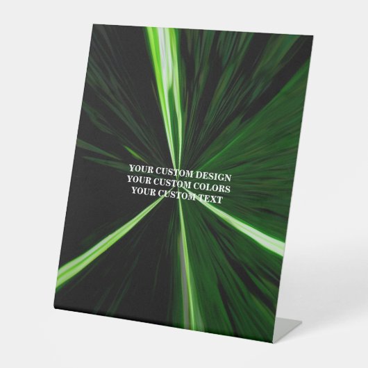 Creëer Uw eigen aangepaste  Reclamebord Met Voetstuk (Voorkant)