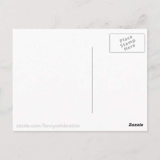 Creëer Uw eigen aangepaste retro 50-gebarentaal 2 Briefkaart (Achterkant)