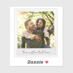 Creëer uw eigen aangepaste retro foto sticker
