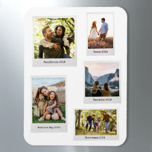 Creëer uw eigen aangepaste Retro Instant Photo Col Magneet