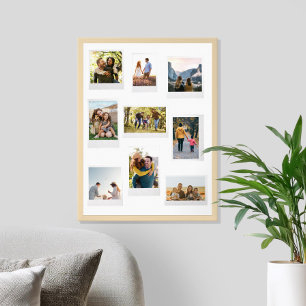 Creëer uw eigen aangepaste Retro Instant Photo Col Poster