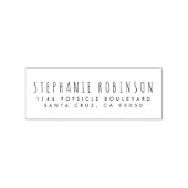 Creëer Uw eigen aangepaste, Robuuste retouradres Rubberstempel (Afrduk)