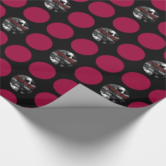 Creëer Uw eigen aangepaste ronde Cadeaupapier (Hoek)