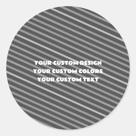 Creëer Uw eigen aangepaste  Ronde Sticker (Voorkant)