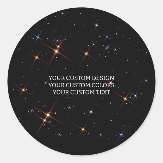 Creëer Uw eigen aangepaste  Ronde Sticker (Voorkant)