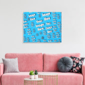 🤍 Creëer uw eigen aangepaste Sjabloon Canvas Afdruk (Insitu (Woonkamer))