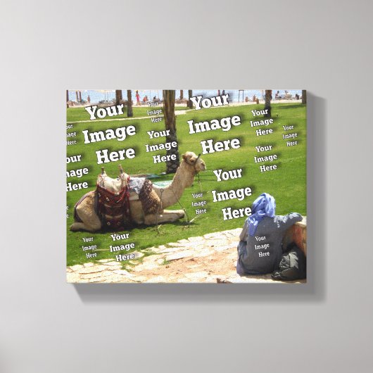 🤍 Creëer uw eigen aangepaste Sjabloon Canvas Afdruk (Voorkant)