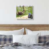 🤍 Creëer uw eigen aangepaste Sjabloon Canvas Afdruk (Insitu (Slaapkamer))