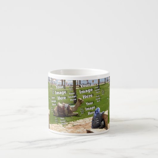 🤍 Creëer uw eigen aangepaste Sjabloon Espresso Kop (Voorkant)