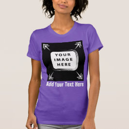 Creëer uw eigen aangepaste Sjabloon gepersonalisee T-shirt