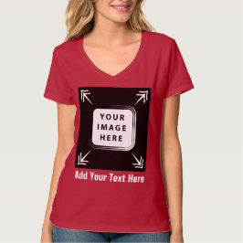 Creëer uw eigen aangepaste Sjabloon gepersonalisee T-shirt