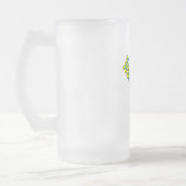 🤍 Creëer uw eigen aangepaste Sjabloon Matglas Bierpul (Links)