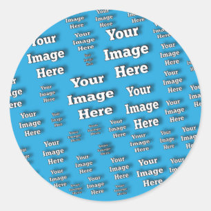🤍 Creëer uw eigen aangepaste Sjabloon Ronde Sticker