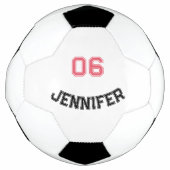 Creëer Uw Eigen Aangepaste Speler Jersey Nummer Na Voetbal (Voorkant)