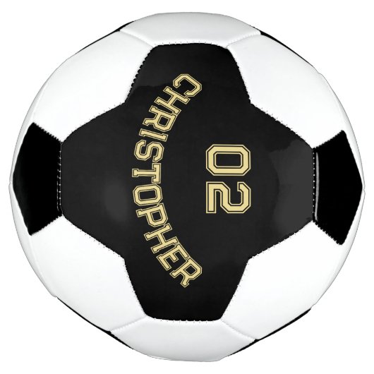 Creëer Uw Eigen Aangepaste Speler Naam Jersey Numm Voetbal (Gedraaid)