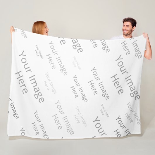 Creëer uw eigen aangepaste tapelandje, groot fleece deken (In situ)