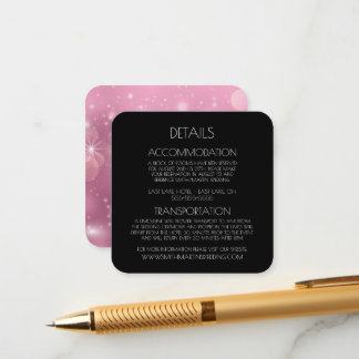 Creëer Uw eigen aangepaste tekst Bokeh Sparkles Informatiekaartje