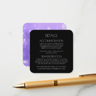 Creëer Uw eigen aangepaste tekst Bokeh Sparkles Informatiekaartje
