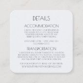 Creëer Uw eigen aangepaste tekst gekleurde achterg Informatiekaartje (Voorkant)