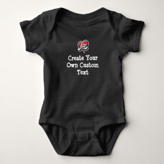 Creëer uw eigen aangepaste tekst VOOR BLK baby bod Romper