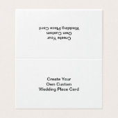 Creëer uw eigen aangepaste trouwplaatskaart kaart (Buitenkant ongevouwen)